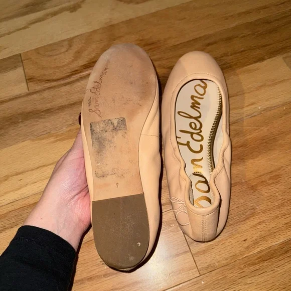 Sam Edelman Blush Ballet Flats - Picture 3 of 5